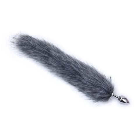 Plug Anal En Acier Inoxydable Pour Homme Et Femme Jouet Sexy Queue De Renard Cosplay Produit