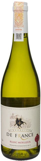 Вино Chevalier de France Blanc Moelleux белое полусладкое 0.75 л 11% ...
