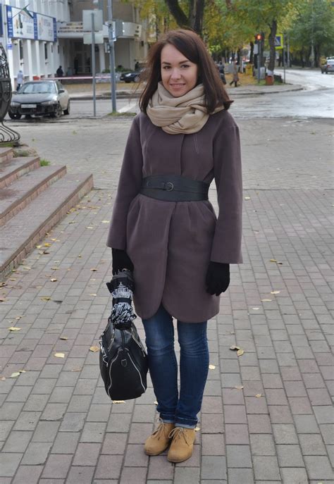 Кофейное пальто с чем носить (96 фото)