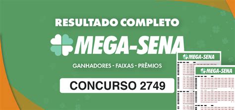 Mega Sena 2749 - Mega-Sena 2749 (16/07) Confira o Resultado Aqui - Loteria Aldeota