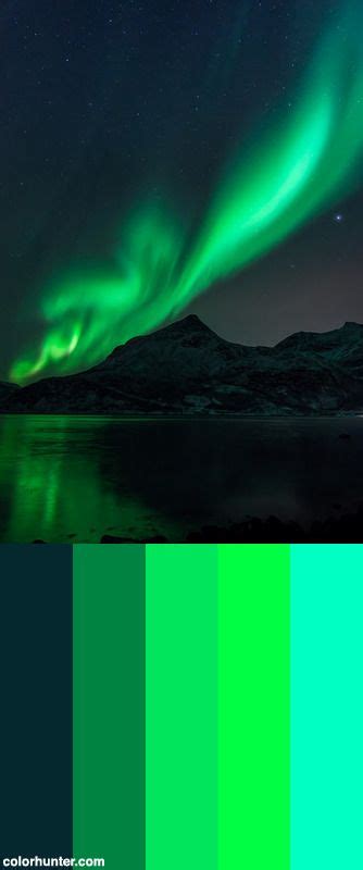 Aurora+Borealis+Color+Scheme | Aurora borealis painting, Aurora ...