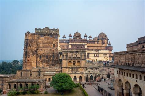 Orchha Fort And Palace Complex Editorial Photo Image Of Outdoor