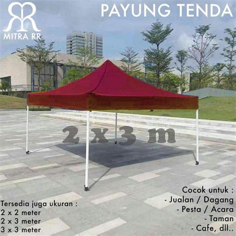 Jual Tenda Lipat 2x3 Tenda Besi 2 X 3 Meter 0 4mm Jualan Bazar