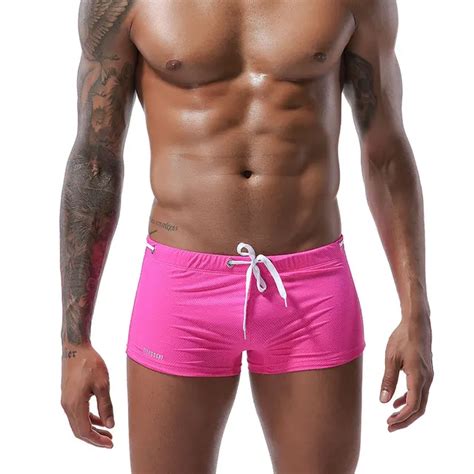 Men S Swim Boxers Sexy Bikini Swimwear Men Swimming Boxer Briefs Beach Short Surf Jammer Surfing