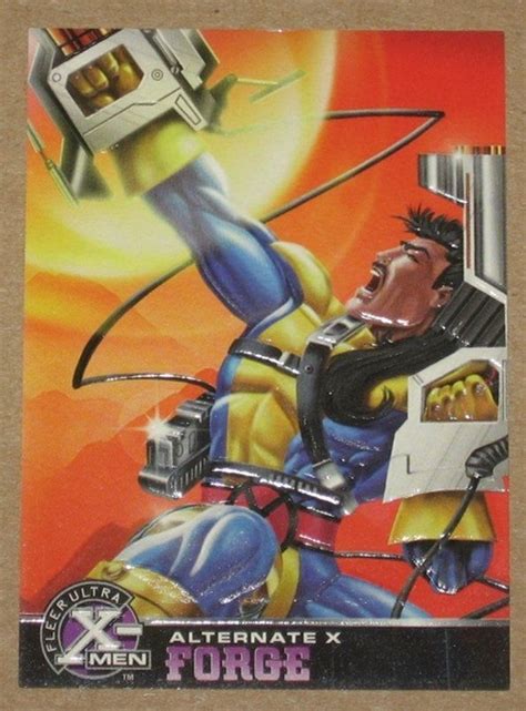 X Men All Chromium Fleer Ultra Alternate X Embossed Card Forge Ex