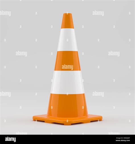 Orange Traffic Cone Stock Photo Alamy