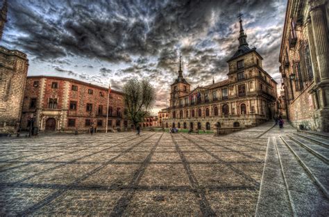 Spain, Houses, Toledo, HDR, Street, Clouds, HD Wallpaper | Rare Gallery