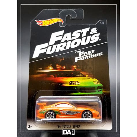 Hot Wheels Fast Furious Toyota Supra Orange With Protector Shopee Malaysia