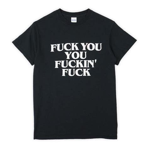 FUCK YOU YOU FUCKIN FUCK s プリントTシャツ BLUE VELVET デヴィッド リンチ 映画 ムービー 古着 ブラック 黒 S