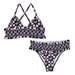 OFF WHITE All Over Print Bikini Set Infants Black Pink SportsDirect