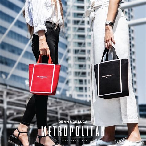 Dean And Deluca Metropolitan Tote Bag Shopee Thailand