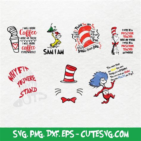 Dr Seuss Svg Dr Seuss Bundle Svg Dr Seuss 2021 Svg Dr Seuss Png