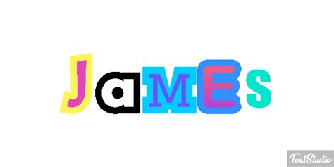James Name Animated  Logo Designs