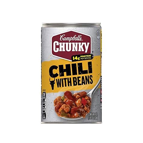 Campbells Chunky Roadhouse Beef Beans Chili Soup 19 Oz Lil Generals