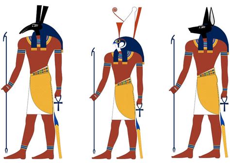 Image Set Horus and Anubis - Free printables - Img 12450.