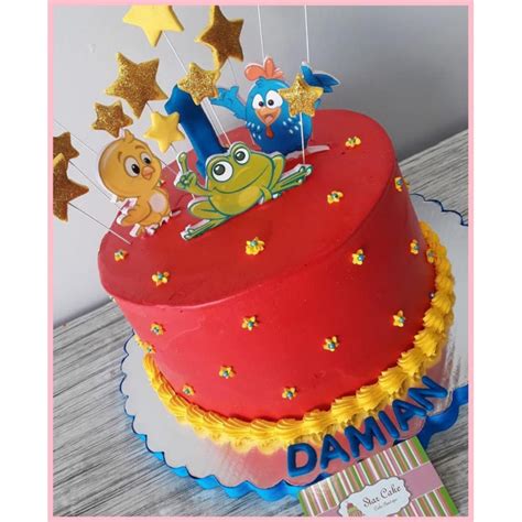 Pastel Infantil Gallina Pintadita