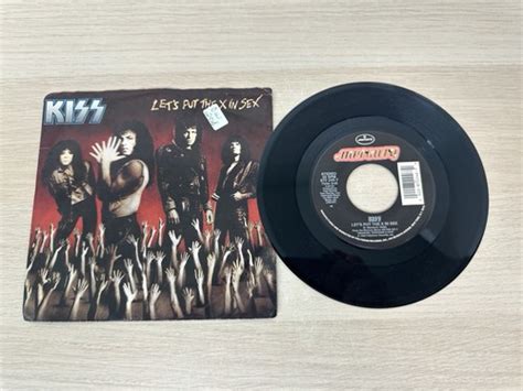 KISS Lets Put The X In Sex 45 RPM Picture Sleeve Mercury 1988 Paul