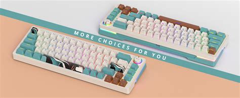 Solidee Wired Mechanical Gaming Keyboard Hot Swappable Pink Linear Switch Rgb Backlit