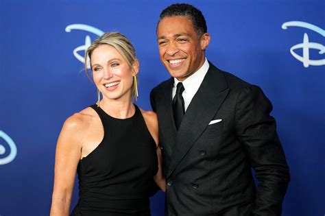 Gmas Tj Holmes Wife Marilee Fiebigs Relationship Timeline Us Weekly