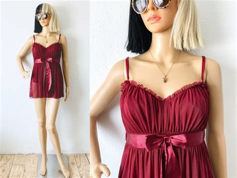 Corset Babydoll Nightie Bustier Lingerie Sexy Sheer Etsy
