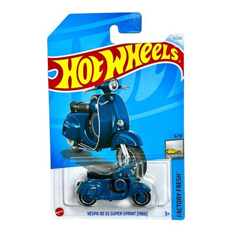 Genuine Hot Wheels Vespa Ss Super Sprint Case Blue Shopee Malaysia