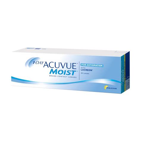 Астигматические линзы ACUVUE, 1 Day Acuvue Moist for Astigmatism ...