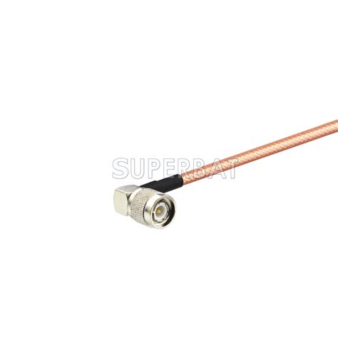 Tnc Male To Tnc Male Right Angle Rg142 2 Meter Gps Antenna Cable For Trimble 41300 02 Gps