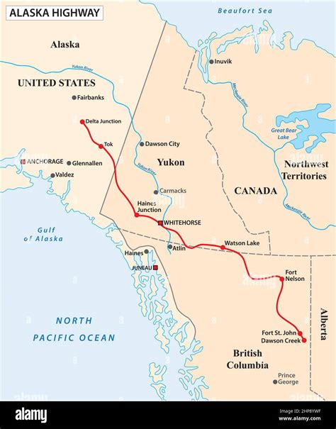 road map  alaska highway  justin goodenough blog