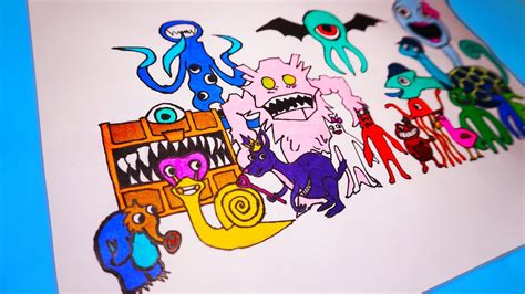 Garten Of Banban New Coloring Pages Color All New Monster Bosses