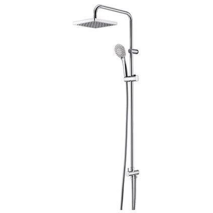 Душевая стойка с верхним душем и смесителем хром Wasserkraft A017 ...