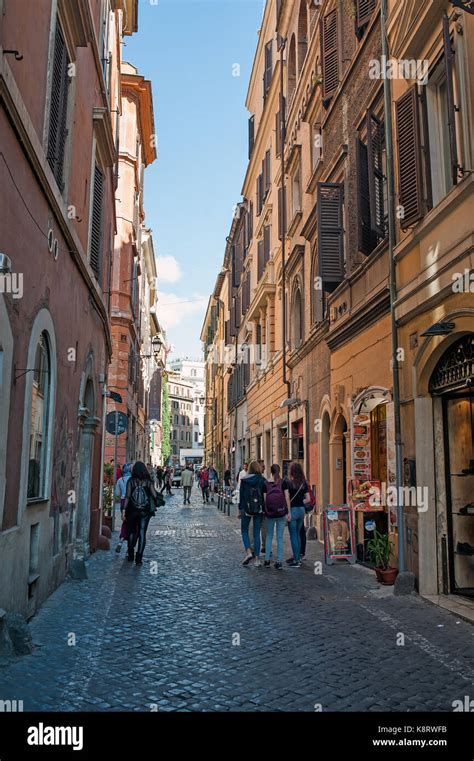 Rome, Italy - People in Monti district Stock Photo - Alamy