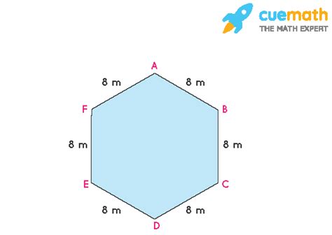 find  perimeter   regular hexagon   side measuring