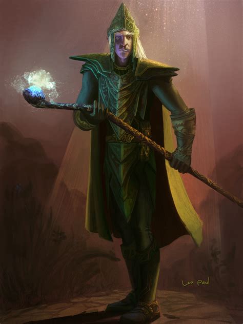 Elf Mage By Alexandrescupaul On Deviantart