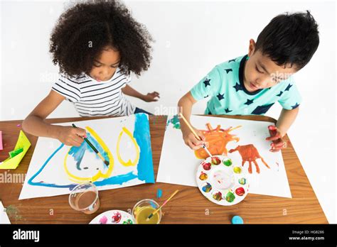 Child Art Creative Imagination Style Concept Stock Photo - Alamy
