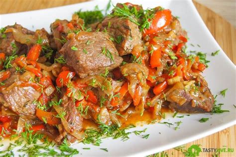 Говядина с болгарским перцем и соевым соусом | Вкусные рецепты | Рецепт ...