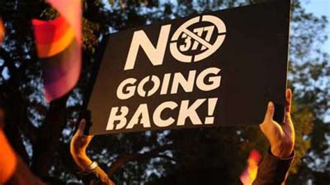 Protests Against Supreme Court Verdict Banning Gay Sex