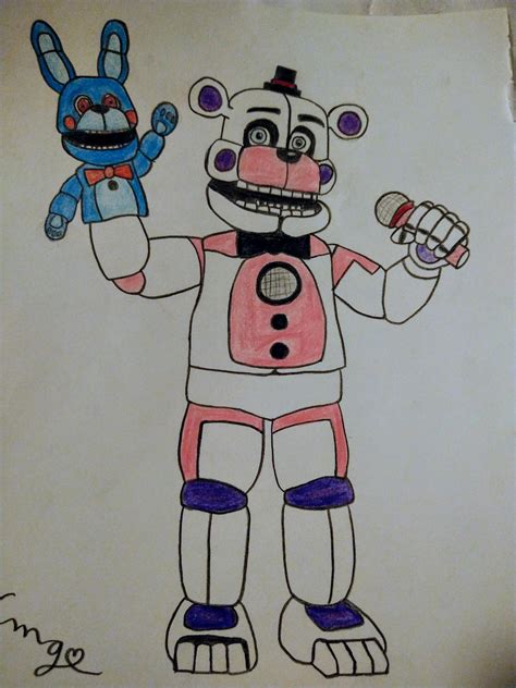 Funtime Freddy drawing! : r/fivenightsatfreddys