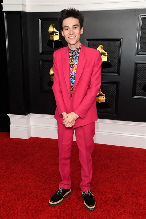 Jacob Collier in a Stella McCartney Suit at the 2021 Grammy Awards ...