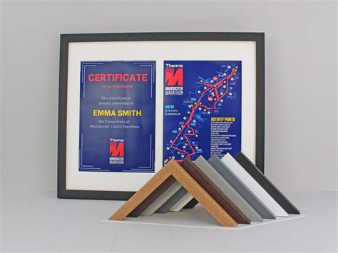 Double Certificate Frame | Sports Certificate Frames – PhotoFramesandMore