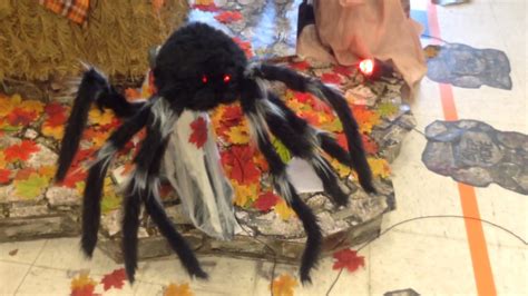 Spirit Halloween Black Jumping Spider Prop Youtube