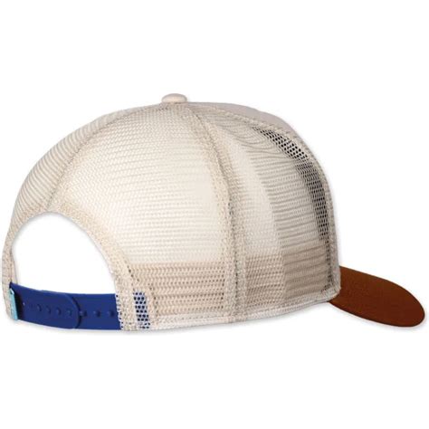 Coastal Surf Naked In The Sun III HFT Beige And Brown Trucker Hat Caphunters Co Uk