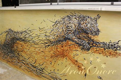 Граффити, копия китайского художника Daleast от студии Арона Оноре ...