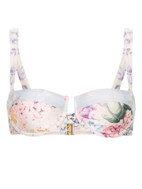 Zimmermann Halliday Balconette Bikini Top REVERSIBLE