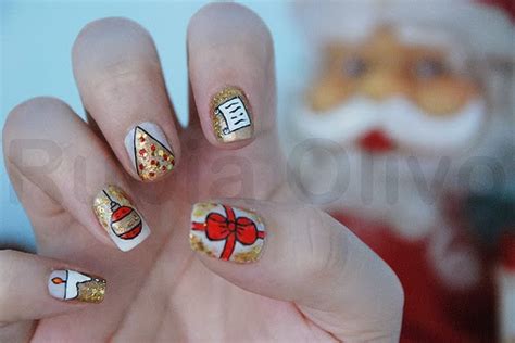 Unhas Decoradas De Natal Fotos De Unhas Natalinas Tradicionais E