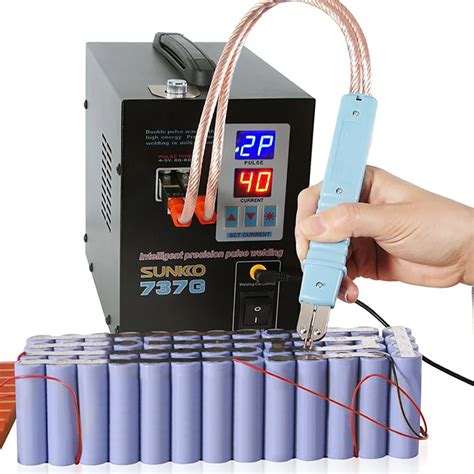 Sunkko 737g 220v Mini Portable Spot Welder For Pack Battery Welding ...