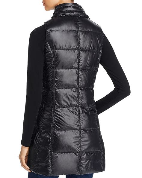 Fillmore Packable Long Down Puffer Vest In Black | ModeSens