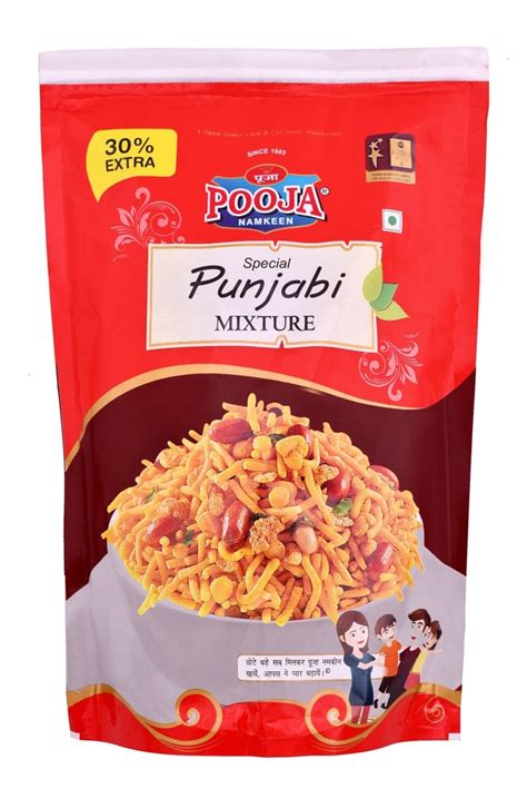 POOJA Punjabi Mixture Namkeen Packaging Size 360gms At 132 Pack In