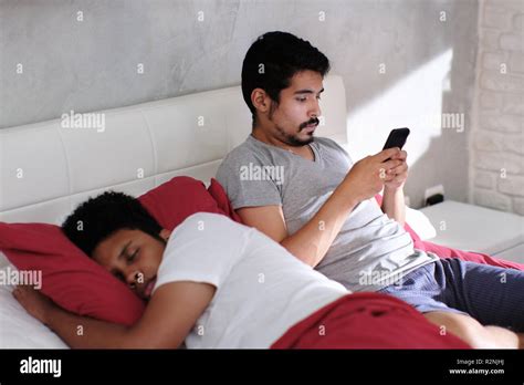 Male Gay Couple Sleeping In Bed Hi Res Stock Photography And Images Alamy