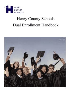 Fillable Online Schoolwires Henry K12 Ga Dual Enrollment Handbook