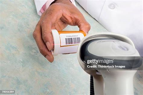 medication barcode scan stock  high res pictures  images